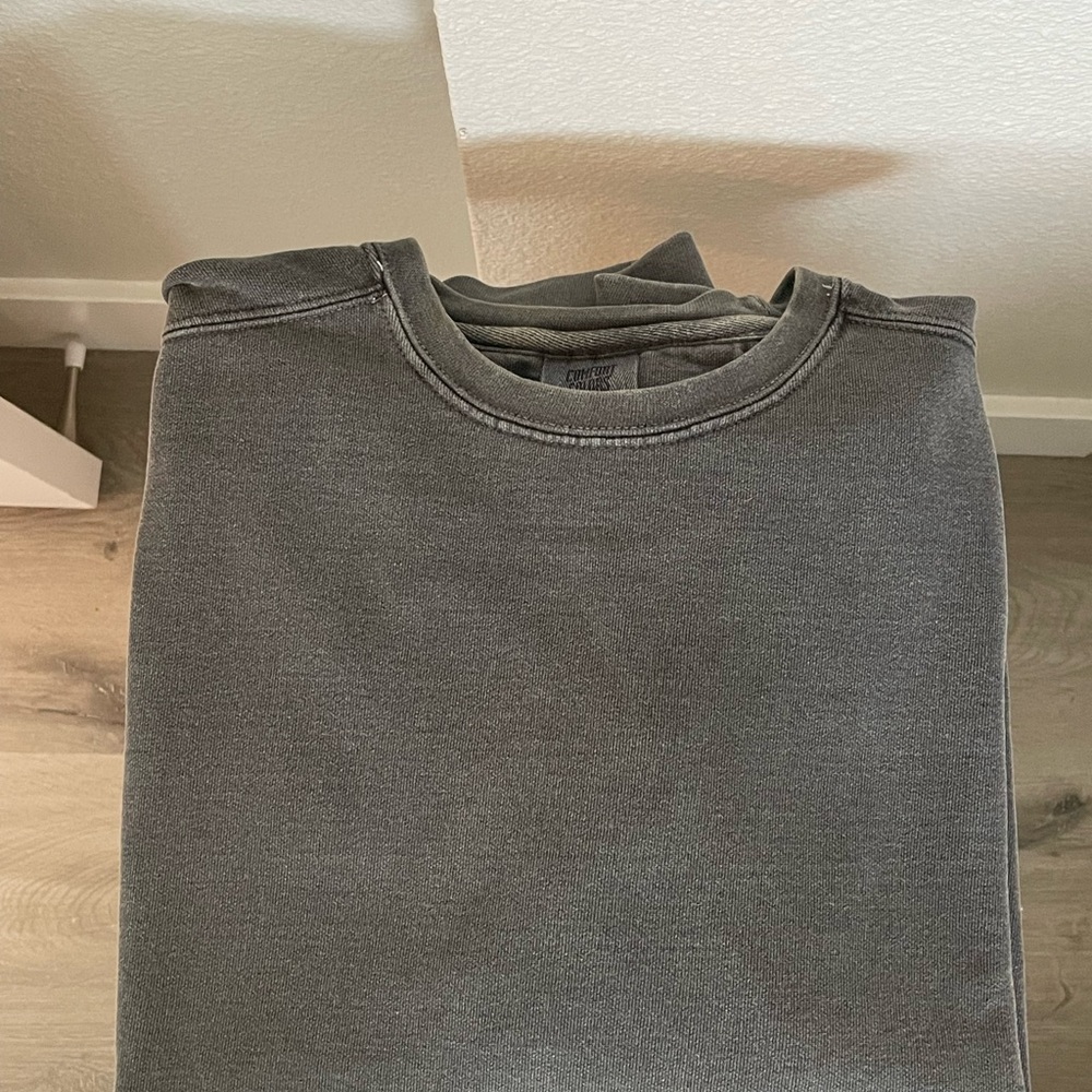 Comfort Colors Charcoal Crewneck